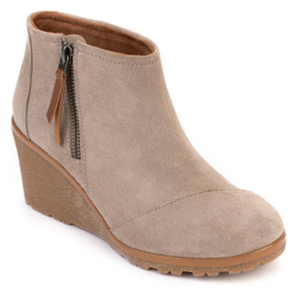 TOMS Women's Avery Wedge Booties Size 6 New